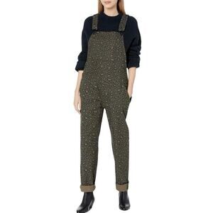 Fox Racing Women’s Flat Track Leopard Print Overalls Brown Size XL